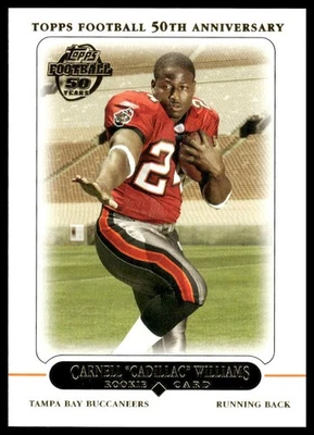2005 Topps #438 Carnell "Cadillac" Williams RC Tampa Bay Buccaneers NM+ - Image 1 of 2