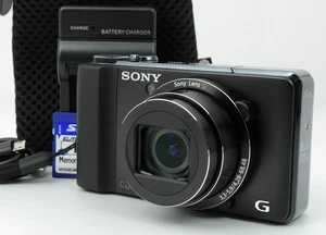 [N NEUWERTIG] Sony Cyber-Shot DSC-HX9V Schwarz Digitalkamera Englisch OK! Japan 1592 - Bild 1 von 17