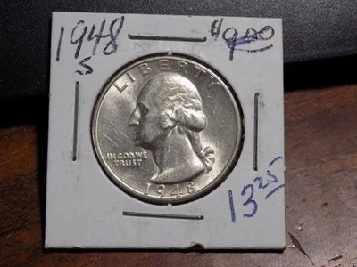 1948-S Washington Quarter - Choice BU - Image 1 of 2