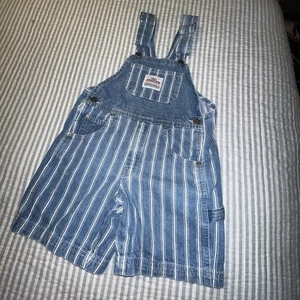 Pantaloncini Osh Kosh a righe ragazzo denim rari (taglia sconosciuta vedi misure) - Foto 1 di 13