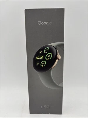 Google Pixel Watch 3 41mm - Hazel Active Band LTE - Champagne Gold - NEW