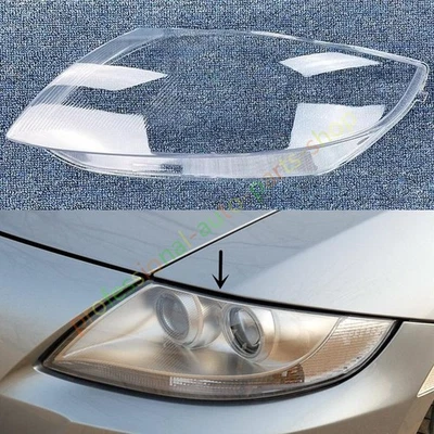 Cubierta de lente transparente para faros laterales izquierdo BMW Z4 E85 2004-2008 + pegamento Foto 1 de 4