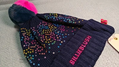 Sombrero BILLIEBLUSH POM-POM TALLA 2-3T para niños pequeños NUEVO STOCK EN EE. UU. Y ENVÍO Foto 1 de 3