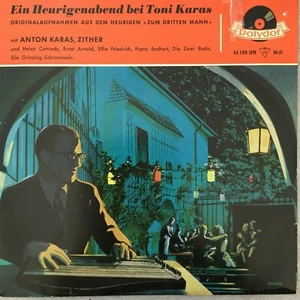 ANTON KARAS: Ein Heurigenabend bei Toni Karas (Polydor 45 100 LPH / Mono / 10") - Bild 1 von 2