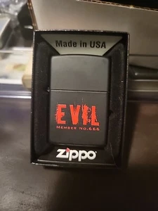 Zippo raro solo membro limitato Evil 666 - Foto 1 di 4