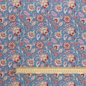 Stuart Hillard Fabric Indian Summer Paisley Floral Quilting Cotton - Picture 1 of 40