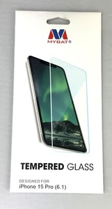 Glass Screen Protector For iPhone 15 Pro (6.1) - 3 Pack - Picture 1 of 1