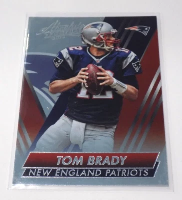 2014 Panini Absolute Football Tom Brady Card #44 GOAT - Image 1 of 2
