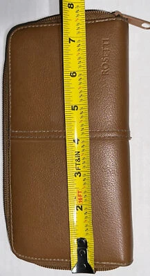 Rosetti  Wallet Clutch  Pebble Zip Around Organizer Money Holder Brown GUC - Image 1 of 4