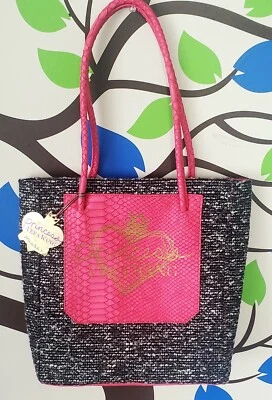 Bolso Grande Princesa Vera Wang Kelsey Tweed Nuevo con Etiquetas Foto 1 de 4