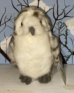 Plush White Owl Toys “R” Us WWF Collection stuffed animal with tag as pictured