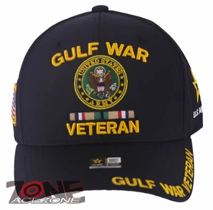 NEU! US ARMEE GOLF KRIEG VETERANENFLAGGE USA KUGELKAPPE MÜTZE SCHWARZ - Bild 1 von 4