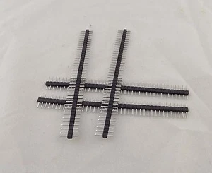 10pcs Pitch 1x40 Pin 2.0mm Male Single Row Male Pin Header Strip 40 Pins 2mm - Picture 1 of 5