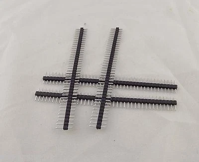 10pcs Pitch 1x40 Pin 2.0mm Male Single Row Male Pin Header Strip 40 Pins 2mm - Image 1 of 4