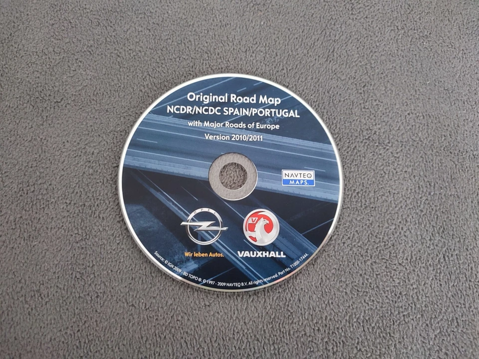 CD Navigation OPEL NCDR NCDC Spanien Portugal 2010/2011 Final Update CD - Bild 1 von 1