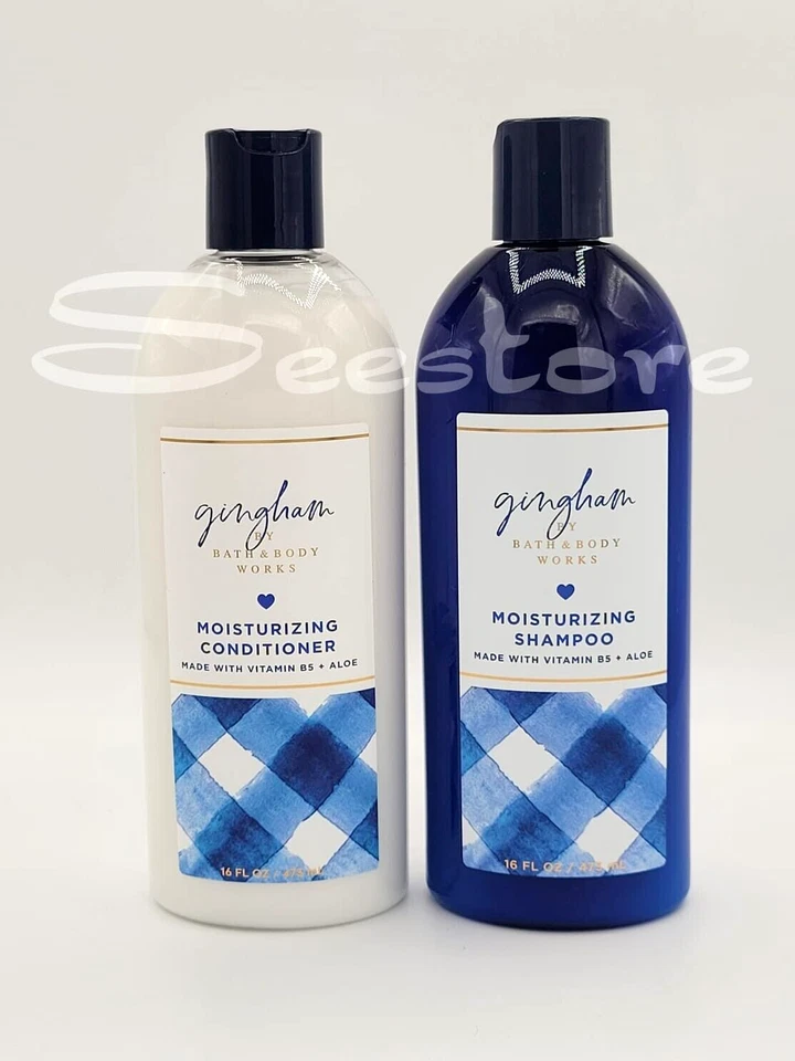 Juego de champú y acondicionador para cabello Bath & Body Works Gingham 16 fl oz nuevo Foto 1 de 1