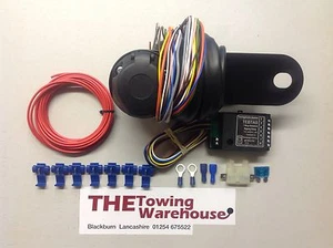 13 Pin Euro Electric Towbar Towing Wiring Kit 7way bypass relay canbus - Picture 1 of 1