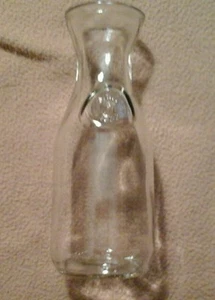 Vintage Paul Mason Embossed Since 1852 Clear Glass Carafe  - Picture 1 of 4