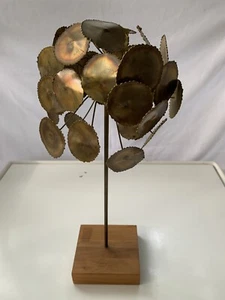 Mid Century Modern 60-70’s Raindrops Table Tree Sculpture Curtis Jere Style - Picture 1 of 12