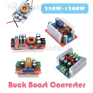 Convertidor Buck Boost DC-DC 10/12/15/20A 150/250/300/400/1200W paso a paso - Imagen 1 de 43
