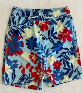 Boy’s Gap Kids Floral Tropical Swimsuit Swim Trunks Board Shorts Size Large - Picture 1 of 3