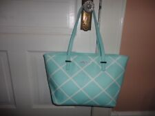 KENNETH COLE REACTION LARGE MINT GREEN  STURDY SHOULDER BEACH BABY BAG NWOT