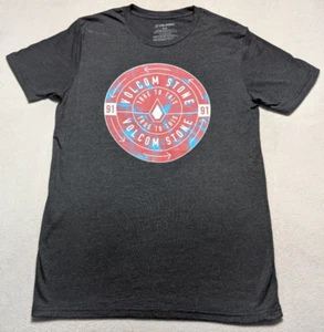 Volcom Stone 91 T-Shirt Men's Medium Gray USA Colors Classic Skate Graphic Tee - Bild 1 von 6