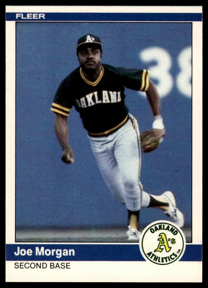 1984 Fleer Update #U-80 Joe Morgan - Image 1 of 2