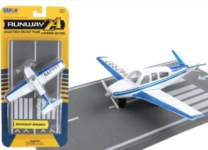 Runway 24 Beechcraft Bonanza V Tail Daron aereo pressofuso da collezione - Foto 1 di 3