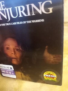 NEW RARE OOP THE CONJURING HORROR MOVIE BLU RAY & DVD 2013 LENTICULAR SLIPCOVER - Picture 1 of 9