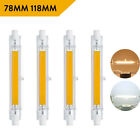5X COB 220V Replace 118mm Bulb R7s 78mm Glass Tube 2X K2X0 LED Halogen V1J0