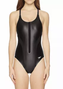 Speedo Costume da Bagno Donna Siren Hydrovent, Nero, Taglia 10 Nuovo con etichette - Foto 1 di 7