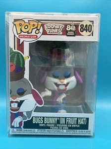 Funko Pop! Bugs Bunny in Fruit Hat #840 (Looney Tunes 80 Years) w/ Protector - Picture 1 of 2