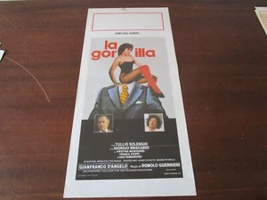 LOCANDINA ORIGINALE LA GORILLA LORY DEL SANTO 1982 - Picture 1 of 2