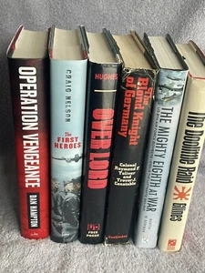 Lot of 6 Military Aviation Books~The Blonde Knight If Germany~Over Lord And More - Picture 1 of 24