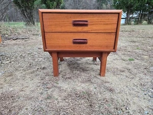 vintage,R.S. Associates,Montreal,Danish modern,teak,nightstand - Picture 1 of 8