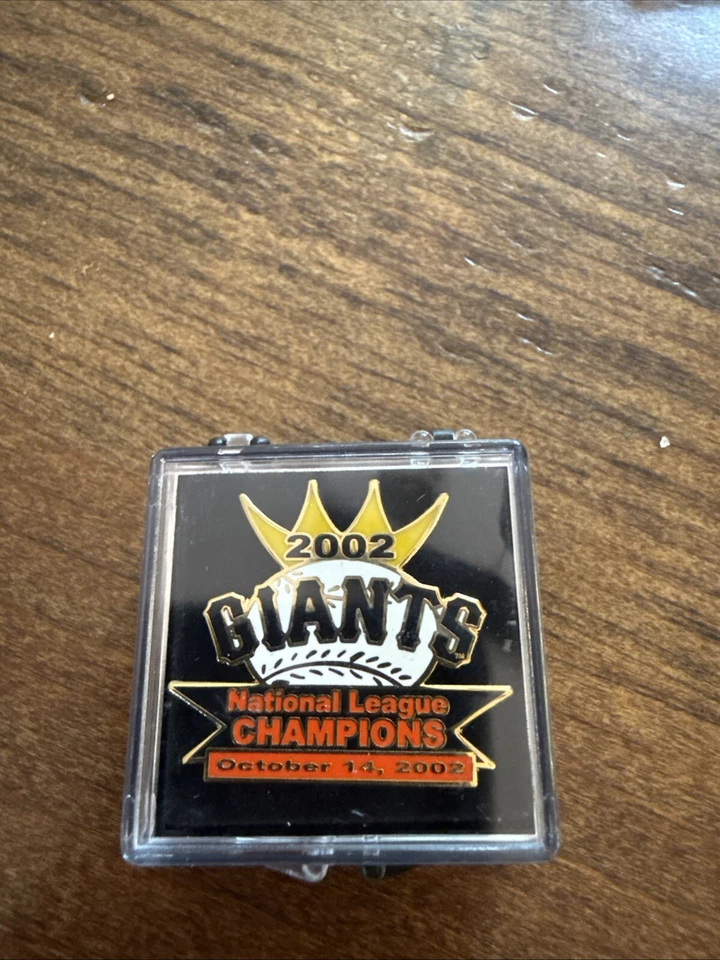 San Francisco Giants National League Champions 2002 MLB Lapel Pin Brand New MORE - Image 1 of 1