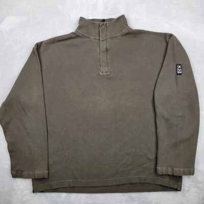 Calvin Klein Suéter Hombres Extra Grande Botón Henley Simulación Golf Sudadera CK Adulto Foto 1 de 4