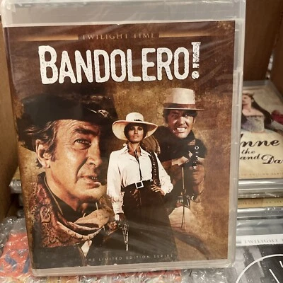 BANDOLERO! (1968) (Blu-Ray) TWILIGHT TIME - JAMES STEWART, RAQUEL WELCH - NEW!! - Image 1 of 3