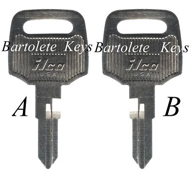 Llave de repuesto en blanco para 1986 1987 19898 1989 1990 1991 1992 1993 Honda Helix Foto 1 de 4