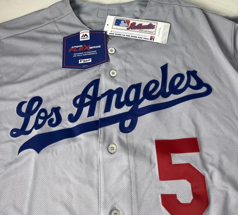 Majestic FLEXBASE Jersey Los Angeles Dodgers Corey Seager#5  Sewn Sz 52 XXL NEW Cover