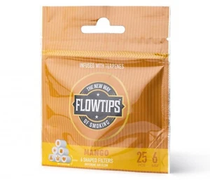 2 Packs Of Filter Tips Infused with Terpenes 6mm 25 Pieces - Picture 1 of 3