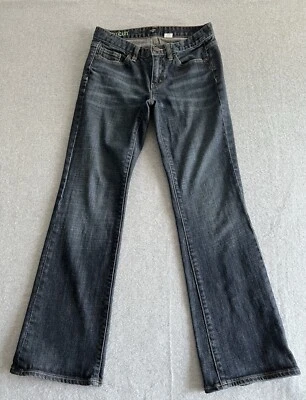 Pantalones de mezclilla J Crew para mujer bootcut lavado oscuro talla 29S elásticos 09 bolsillos acampanados Foto 1 de 4