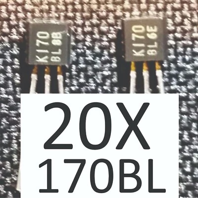 Qty 20 2SK170 Toshiba J-FETs - 2SK170BL - NEW - "B" / "BL" Grade (6-12mA) - Image 1 of 4