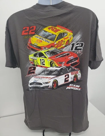 Team Penske Logano Blaney Keselowski NASCAR Shirt Adult Large Ford NEW Cover