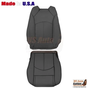 2013 - 2017 GMC Acadia SLT - Front Driver Bottom & Top Vinyl Seat Cover Black - Picture 1 of 5