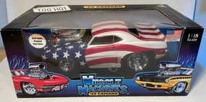Muscle Machines 1969 Stars & Stripes Chevy Camaro Diecast 1:18 Scale - Picture 1 of 10