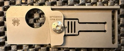 Spyderco C193TIP “Squarehead” Titanium Folder PIN – Discontinued Model - Image 1 of 4