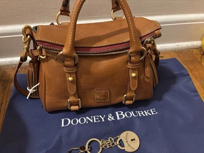 Bolso de mano de cuero para mujer Dooney Bourke micro cartera florentina Foto 1 de 2
