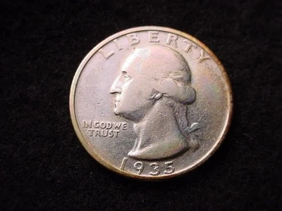 1935-S WASHINGTON QUARTER GREAT COIN!!    #270 - Image 1 of 2